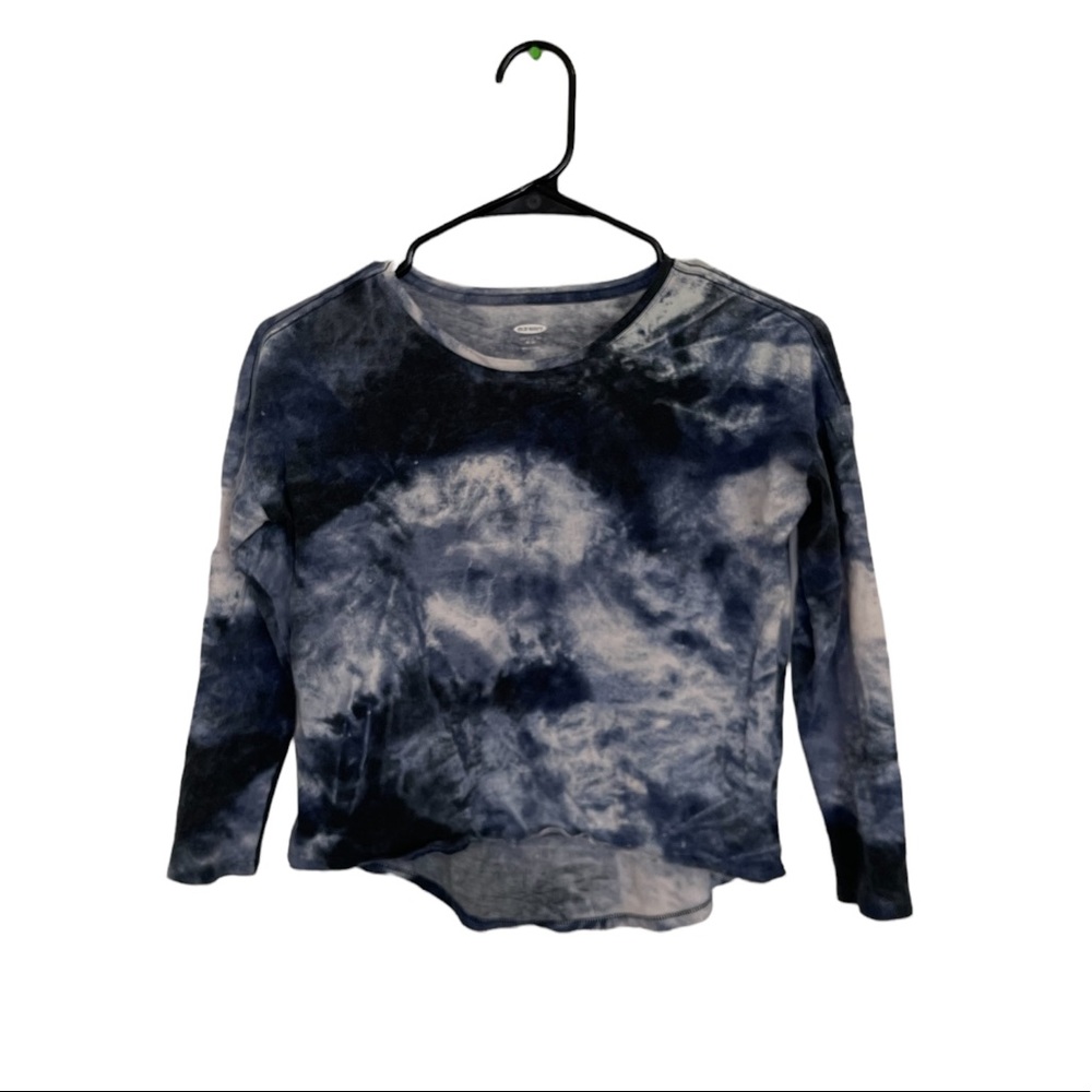Blue / White old navy tie dye long sleeve Sz. M (8)